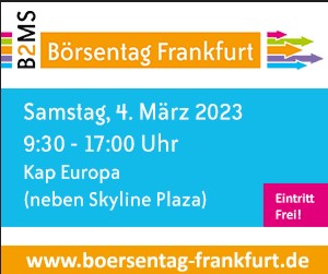Börsentag Frankfurt - Die Anlegermesse in der Mainmetropole