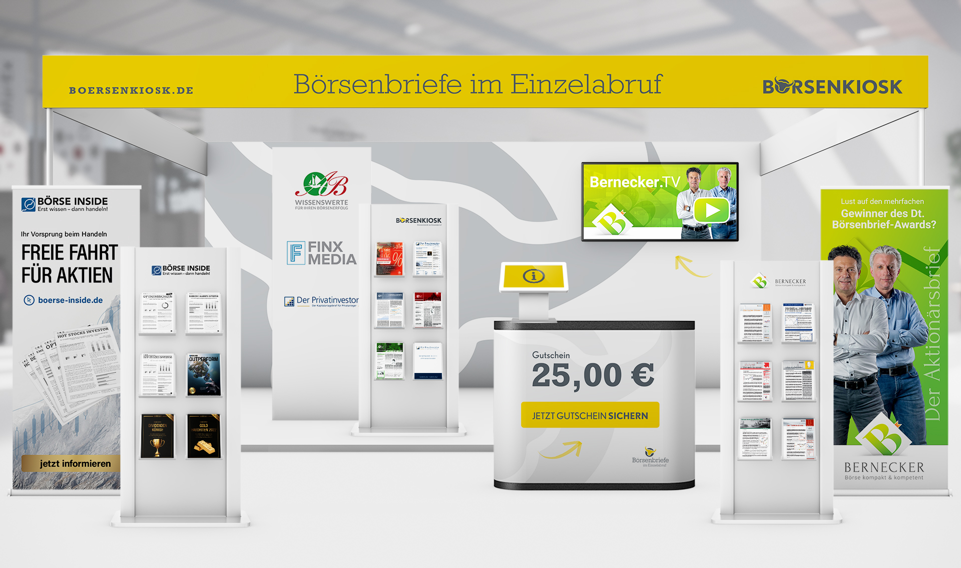 Börsentag Online am 19.02.2022 mit dem BoersenKiosk und etlichen Partner-Verlagen