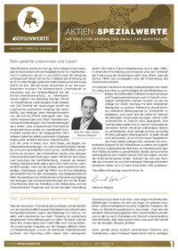 Aktien-Spezialwerte Nr. 11 vom 03.06.2026