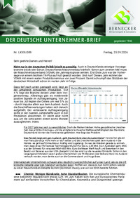 Der Deutsche Unternehmer-Brief Nr. 089 vom 25.09.2026