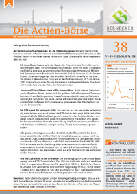 Die Actien-Börse Nr. 38 vom 19.09.2026