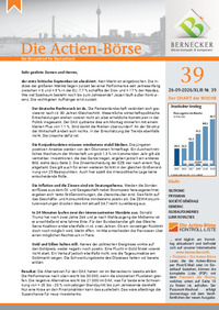 Die Actien-Börse Nr. 39 vom 26.09.2026