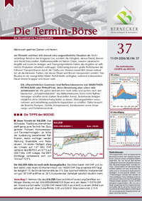 Die Termin-Börse Nr. 37 vom 11.09.2026