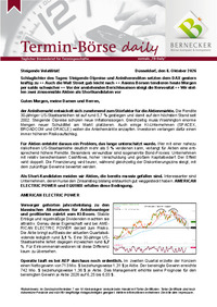 Termin-Börse daily vom 08.10.2026