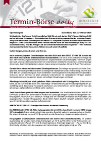 Termin-Börse daily vom 22.10.2026
